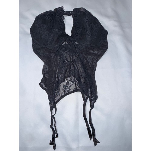 Adore nero pizzo bustier - me,