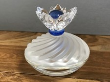 Statua Swarovski fiori blu