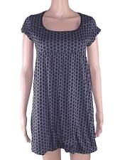 Tpenny Penny Black Abito Corto Donna Taglia M Medium Grigio Pois Manica Corta