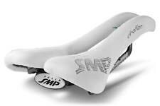 Selle SMP Sella Drakon con guide in carbonio (bianco)