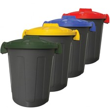 Set 4 x Bidone Rifiuti 25L