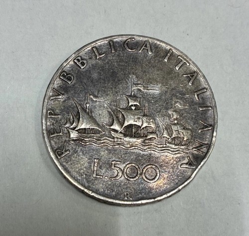 500 lire argento - argento, con