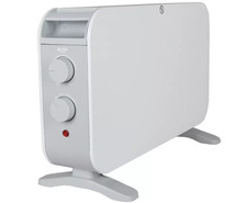 Bush Termoconvettore 2kW con 3 Impostazioni di Calore, Termostato Regolabile