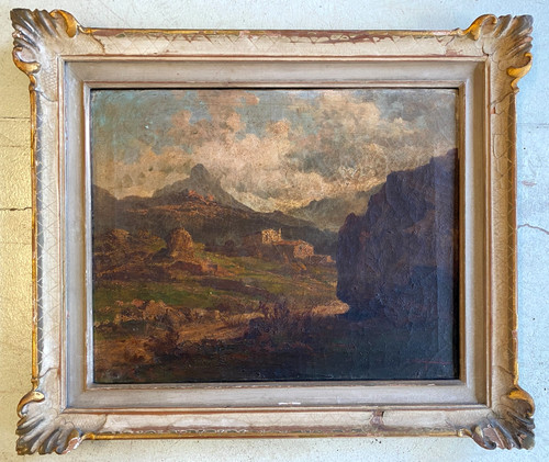 Antico dipinto olio jhon - antico,