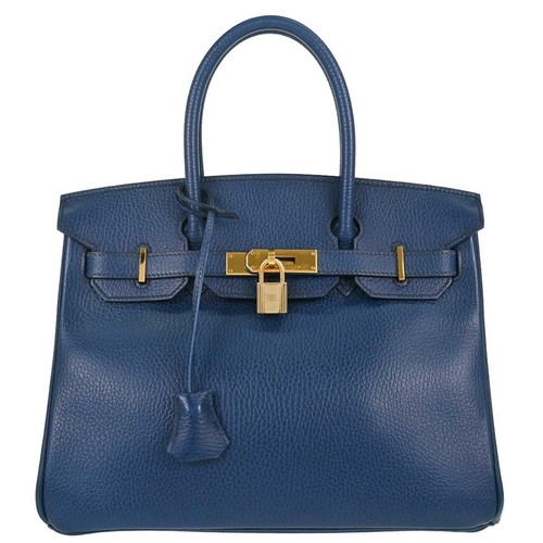 Borsa mano hermes blue - a,