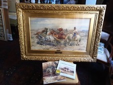 ANTICO DIPINTO/ROMA/ENRICO COLEMAN/'800/FIRMATO /.