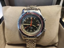 Vintage automatic watch Enicar Sherpa Guide 600 GMT anno 1967