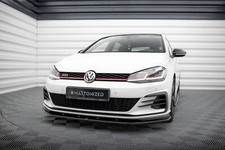 Labbro anteriore V.1 per VW Golf 7 GTI GTD Facelift lucido spoiler anteriore Maxton con ABE