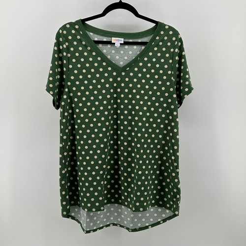 Lularoe christy verde pois - lularoe, t