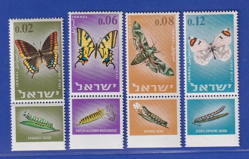 Israel 1965 schmetterlinge - israel,