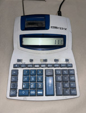 Calcolatrice Da Tavolo scrivente Ibico 1221X Funzionante in Perfette Condizioni