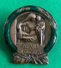 Vecchia Spilla in metallo ORFANO DI GUERRA
