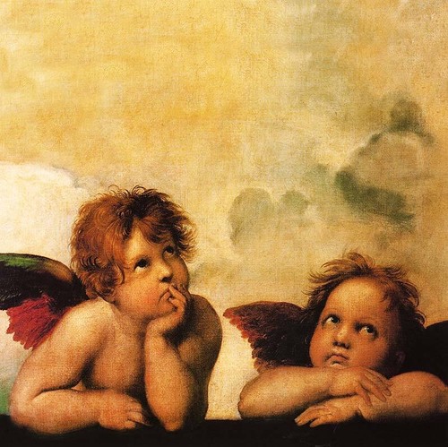 Angelo raffaello madonna - angelo,
