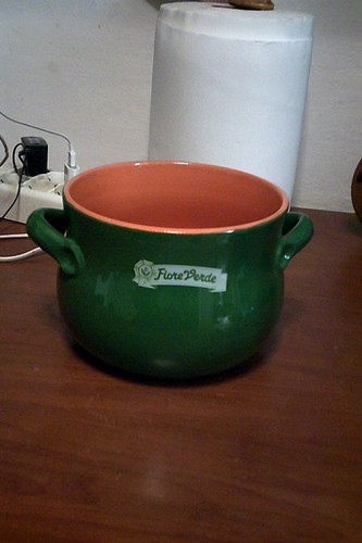 Pentola terracotta smaltata - terracotta,