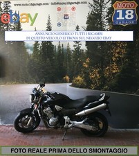 Sono Disponibili Ricambi usati forcella faro strumentazione Honda Hornet 900