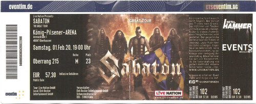 Sabaton the great - the, 2020