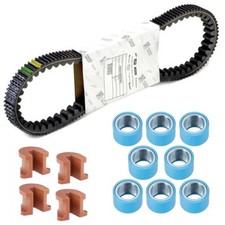 KIT TRASMISSIONE CINGHIA RULLI CURSORI ORIGINALI PIAGGIO BEVERLY 500 2005-2008