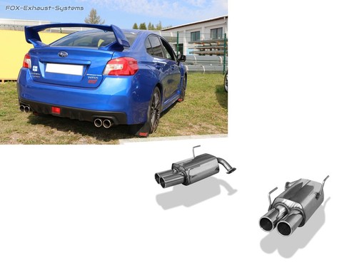 Scarico sportivo v2a - v2a, per