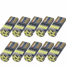 10X Led T10 Lampade Canbus 15 SMD 4014 NO Errore Luci BIANCO Xenon Posizione 