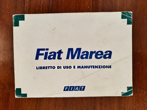 Libro uso manutenzione fiat - uso,