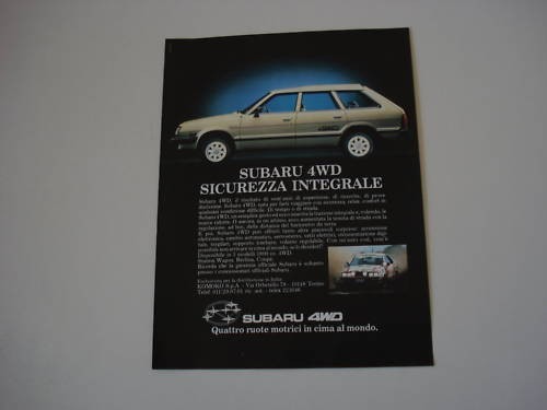 Advertising pubblicità 1984 - advertising,