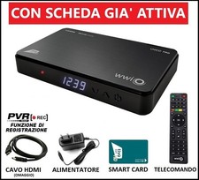 Ricevitore Satellitare Full HD Tvsat Ufficiale Tv Sat Decoder Tv Tivusat Tessera