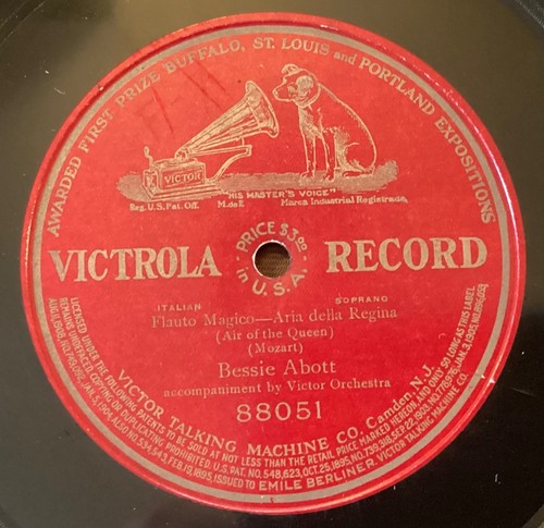 Bessie abott rpm victor - 78,