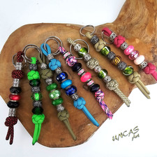 Portachiavi Paracord con perle