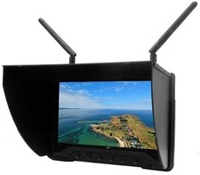 Flysight Black Pearl RC801 Monitor FPV con DVR 5.8Ghz 40CH 7 HD Schermo Diver...