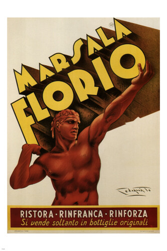 Marsala florio poster - marsala,