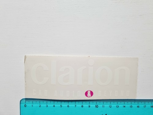 Adesivo clarion car audio - clarion,