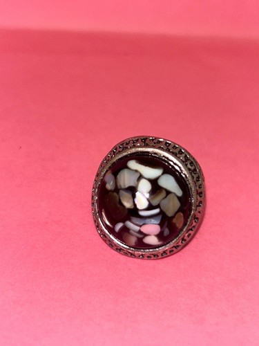 Anello etnico argentato 24g - anello,