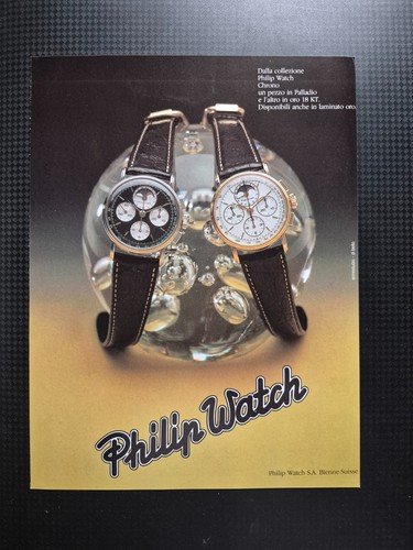 1988 philip watch chrono - watch,