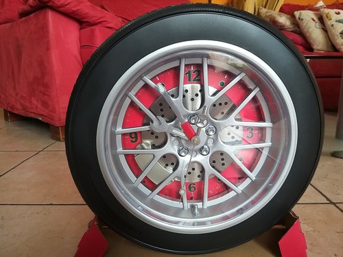 Orologio forma ruota - orologio,