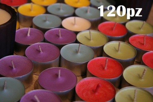 Set 120 pezzi candele colorate - set,