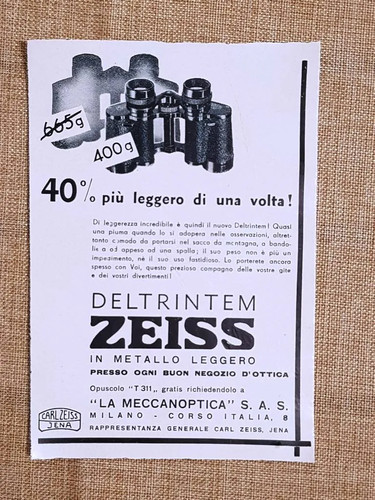 Pubblicità epoca anno 1941 - pubblicità,
