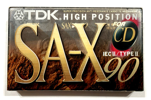 Tdk 90 audiocassetta - tdk, sa-x
