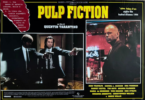 Pulp fiction fotobusta - pulp,