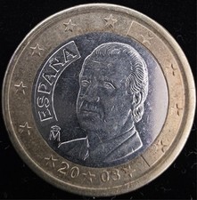 Moneta euro spagna - moneta, 1