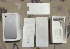 Apple iPhone 7 silver 32GB   SOLO   scatola box scatola confezione originale
