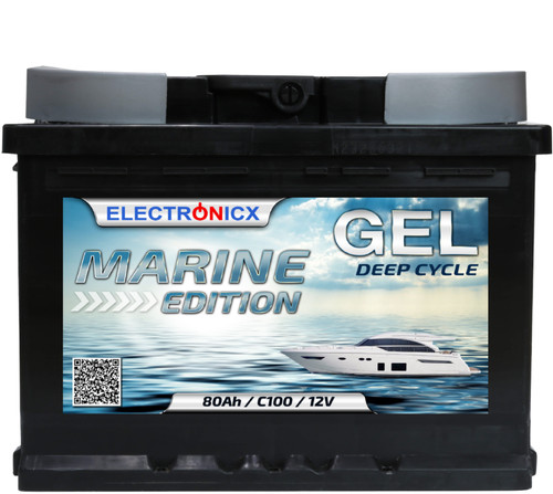 Batteria gel 80ah electronicx - gel,