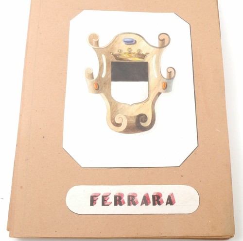 Acquarello xix emblema ferrara - emblema,
