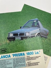Clipping Ritaglio Articolo 1986  Lancia Prisma 1600 i.e.