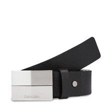 Calvin Klein ADJ Cintura Uomo K50K510935 Logo Silver Satinato