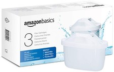 Amazon Basics Filtri per acqua confezione da 3 adatto e compatibile con tutte le