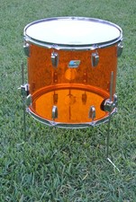 🔥 2008 LUDWIG CLASSIC 18" AMBRA VISTALITE FLOOR TOM per LA TUA BATTERIA! LOTTO L222
