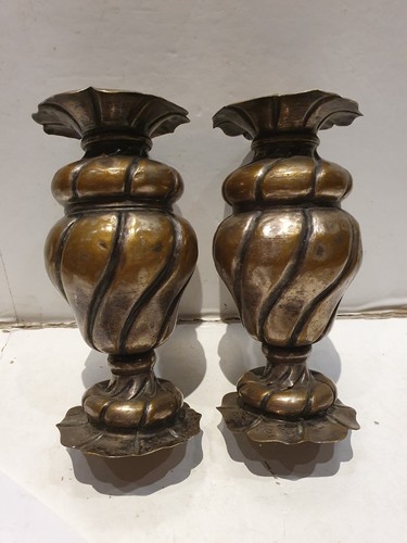 Coppia vasetti metallo - coppia,