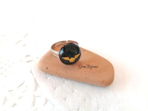 Anello resina boccino - anello, d'oro