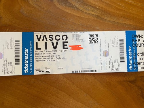 Biglietti vasco rossi - biglietti,