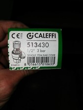 VALVOLA SICUREZZA CALEFFI 1/2" 3 BAR COD. 513430